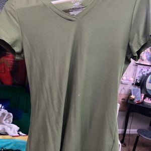 army green tee